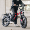 Full Suspension Retro 1500W 20 inch Folding Electric Bicycle - HULK C - CNBTWO